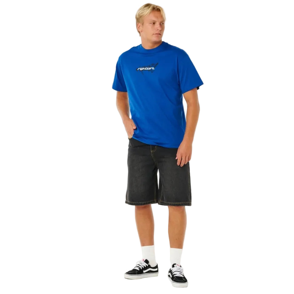Rip Curl Inner Visions Blast Over Tee - Electric Cobalt