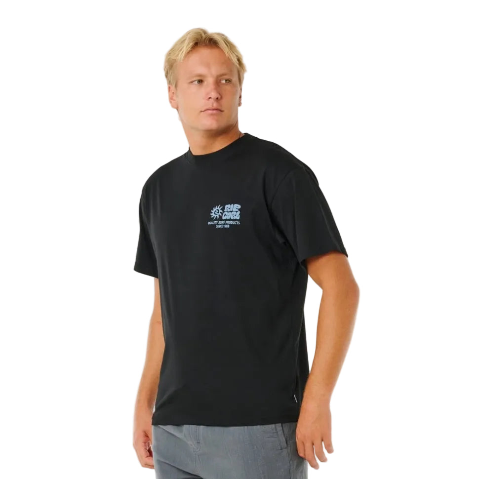 Rip Curl Pacific Rinse Glass Off Tee - Black