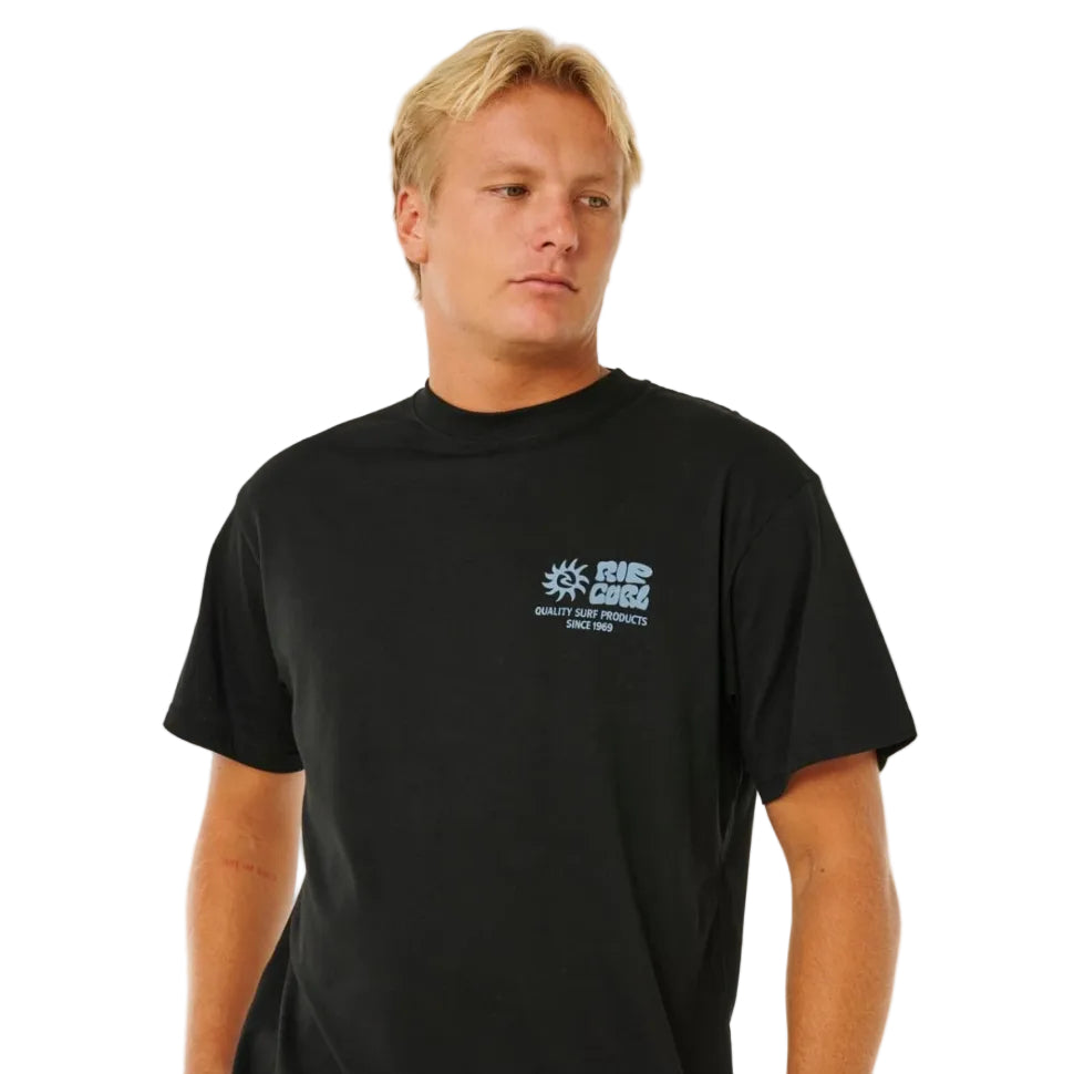 Rip Curl Pacific Rinse Glass Off Tee - Black