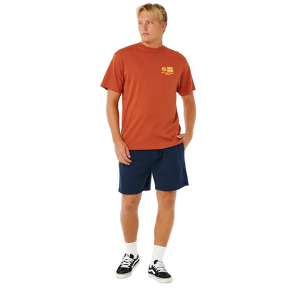 Rip Curl Pacific Rinse Glass Off Tee - Baked Clay
