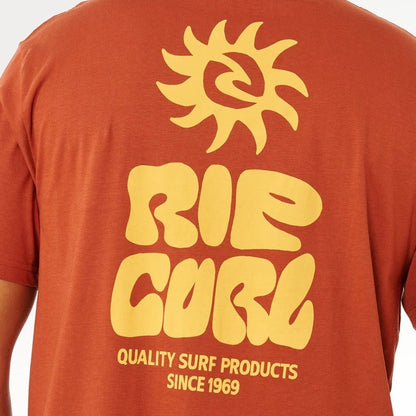 Rip Curl Pacific Rinse Glass Off Tee - Baked Clay