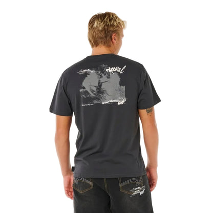Rip Curl Inner Visions Hack Tee - Washed Black