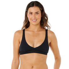 Rip Curl Premium Surf Multi Fit Halter Bikini Top in Black
