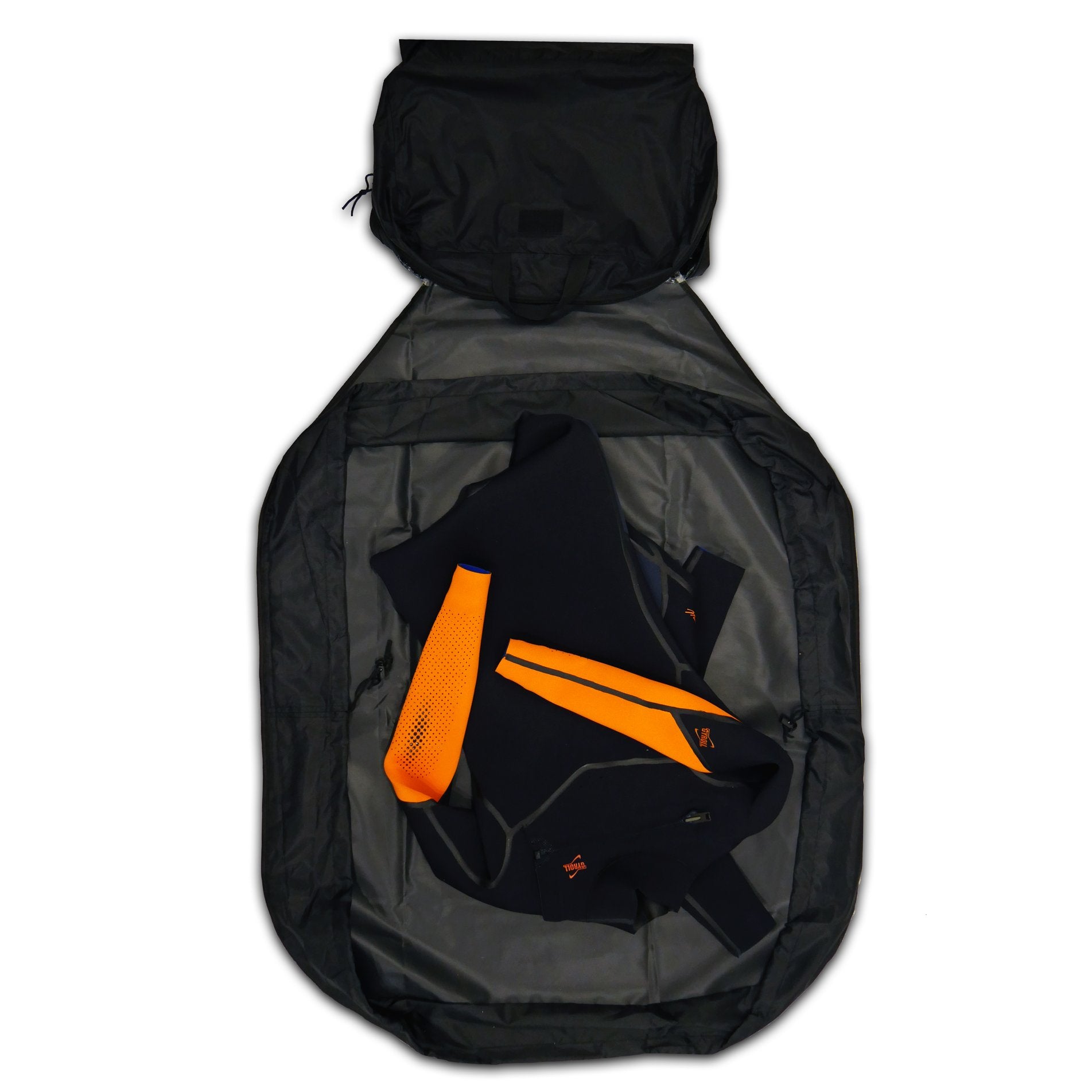 Science MS Gyroll Change Mat - Black open