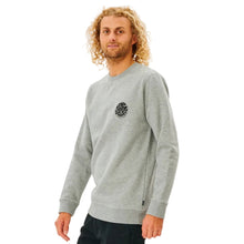 Rip Curl Men's Wetsuit Icon Crew Sweatshirt - Grey Marle