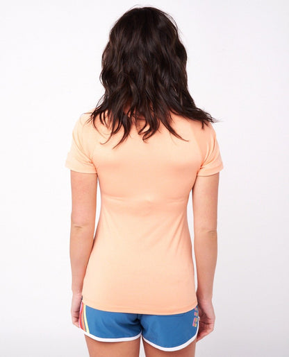 Rip Curl Dawn Patrol UV Protection T-Shirt - Coral