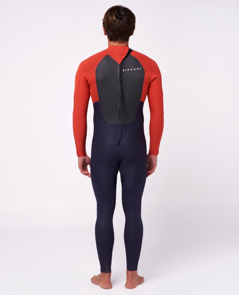 Rip Curl Omega 3/2mm Mens Back Zip Summer Wetsuit - Red