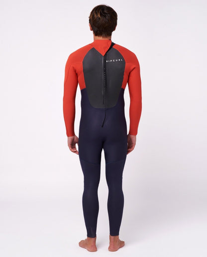 Rip Curl Omega 3/2mm Mens Back Zip Summer Wetsuit - Red