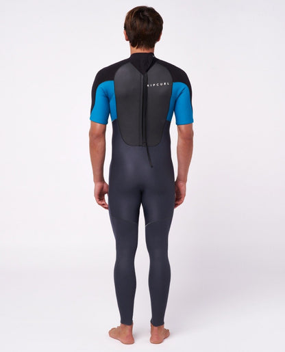 Rip Curl Omega 2mm Short Sleeve Men's Wetsuit - Blue