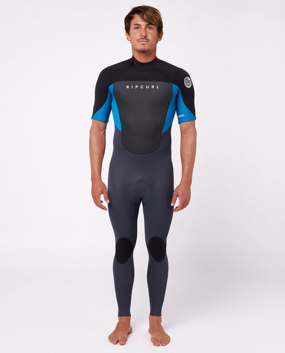 Rip Curl Omega 2mm Short Sleeve Men's Wetsuit - Blue