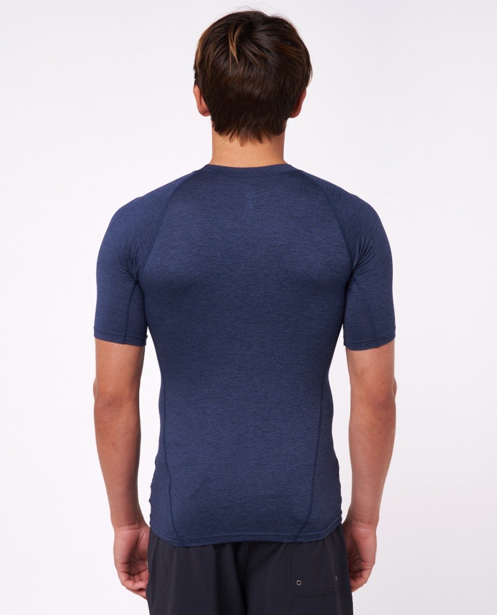 Rip Curl Dawn Patrol Perf UV T-Shirt - Navy Marle