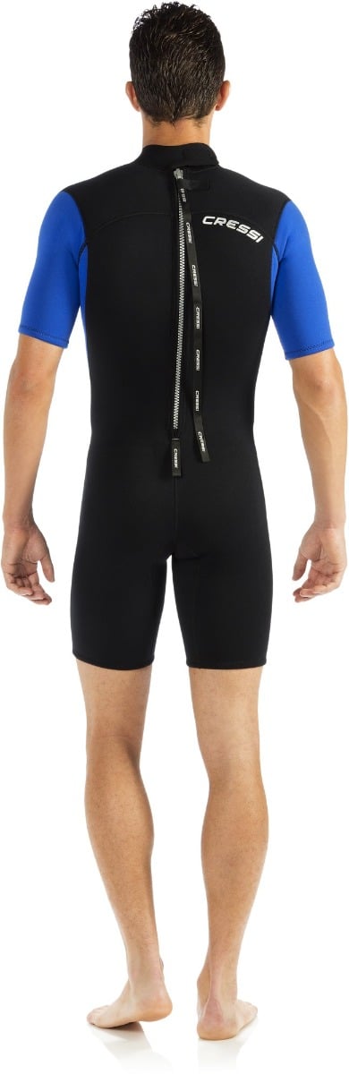 Cressi Med X 2.5mm Mens Shorty Wetsuit - back