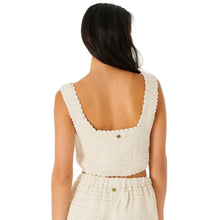 Rip Curl Oceans Together Womens Crochet Top Tank - Off White