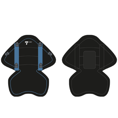 Tahe Kayak Backrest - front and back