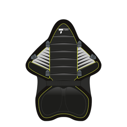 Tahe Kayak Ergo Backrest - Black - front