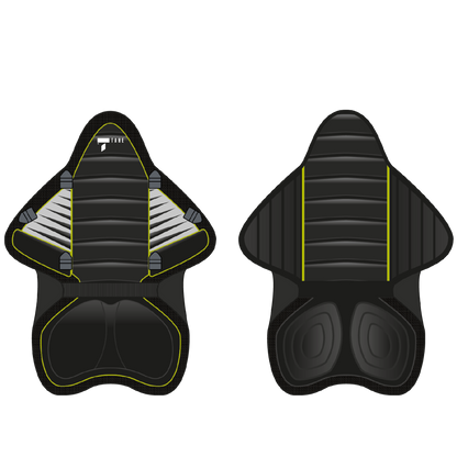 Tahe Kayak Ergo Backrest - front and back