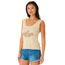 Rip Curl Oceans Together Women's Ribbed Tank - Natural