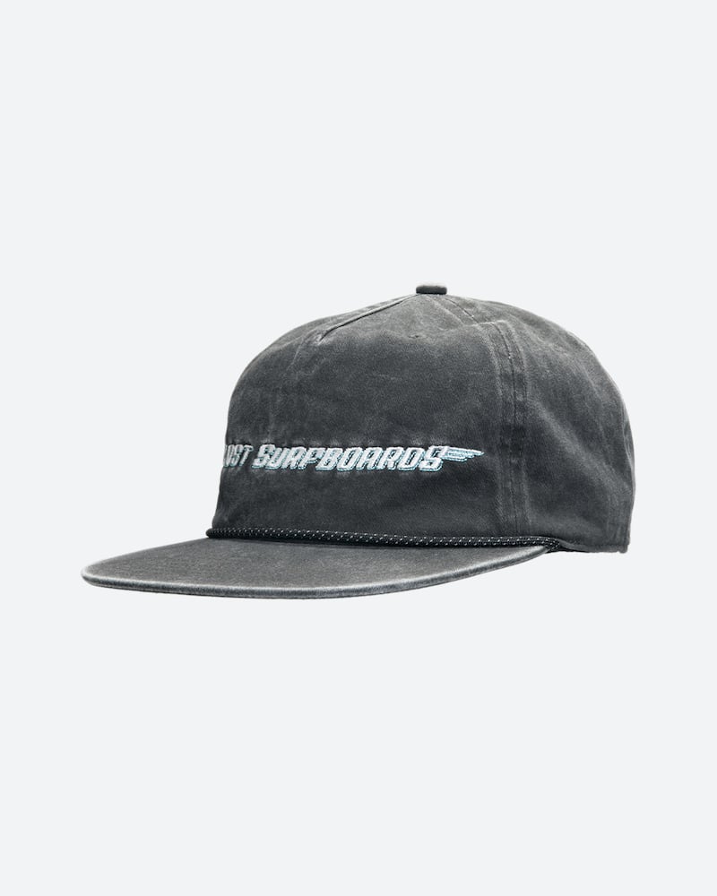 Lost Surfboards Strapback Cap - Vintage Black