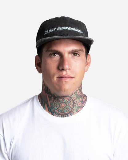 Lost Surfboards Strapback Cap - Vintage Black