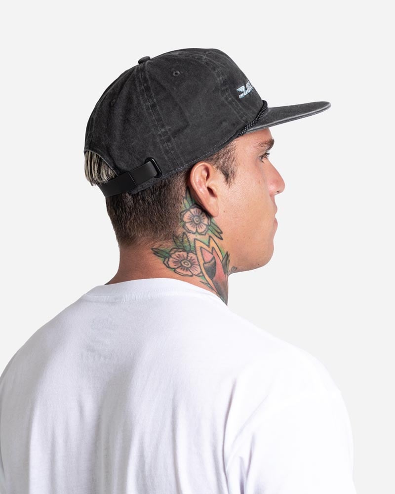Lost Surfboards Strapback Cap - Vintage Black