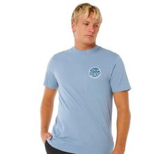 Rip Curl Wettie Passage Icon Tee - Faded Denim