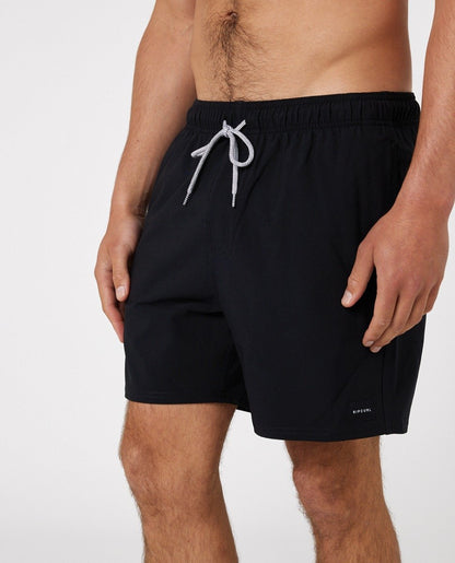 Rip Curl Daily 16" Volley Boardshorts in Black