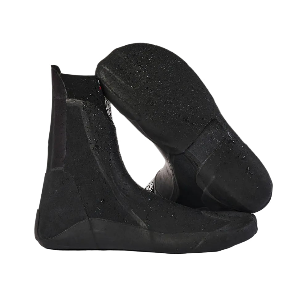 Rip Curl Rubber Soul Plus 3mm Hidden Split Toe Boots in Black