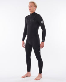 Rip Curl Dawn Patrol Perf Chest Zip 3/2mm Wetsuit in Black