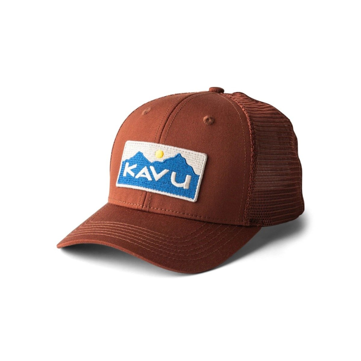 Kavu Above Standard Trucker Cap in Cherry Mahogany