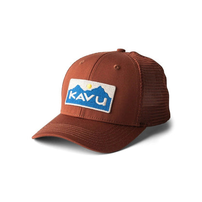 Kavu Above Standard Trucker Cap in Cherry Mahogany