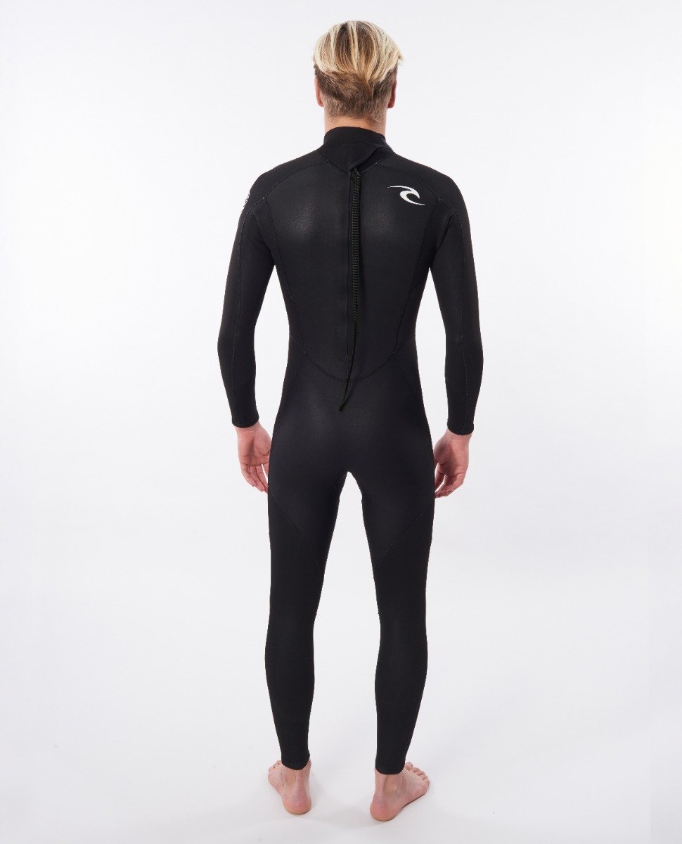 Rip Curl Freelite 3/2mm Mens Back Zip Summer Wetsuit - Black