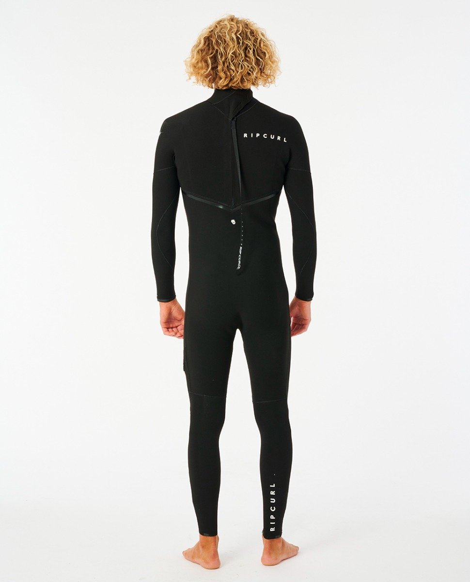 Rip Curl E-Bomb Back Zip 4/3mm Wetsuit - Black