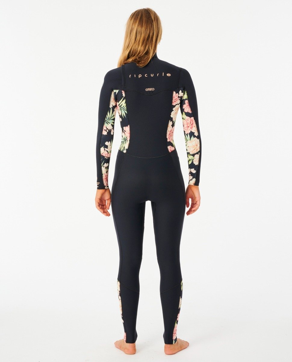 Rip Curl Dawn Patrol 3/2mm Chest Zip Women's Wetsuit 2023 - Black