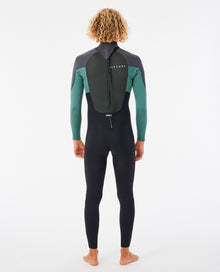 Rip Curl Omega 3/2mm Men's Back Zip Summer Wetsuit 2023 - Muted Green