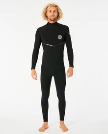 Rip Curl E Bomb Back Zip 4/3mm Wetsuit in Black