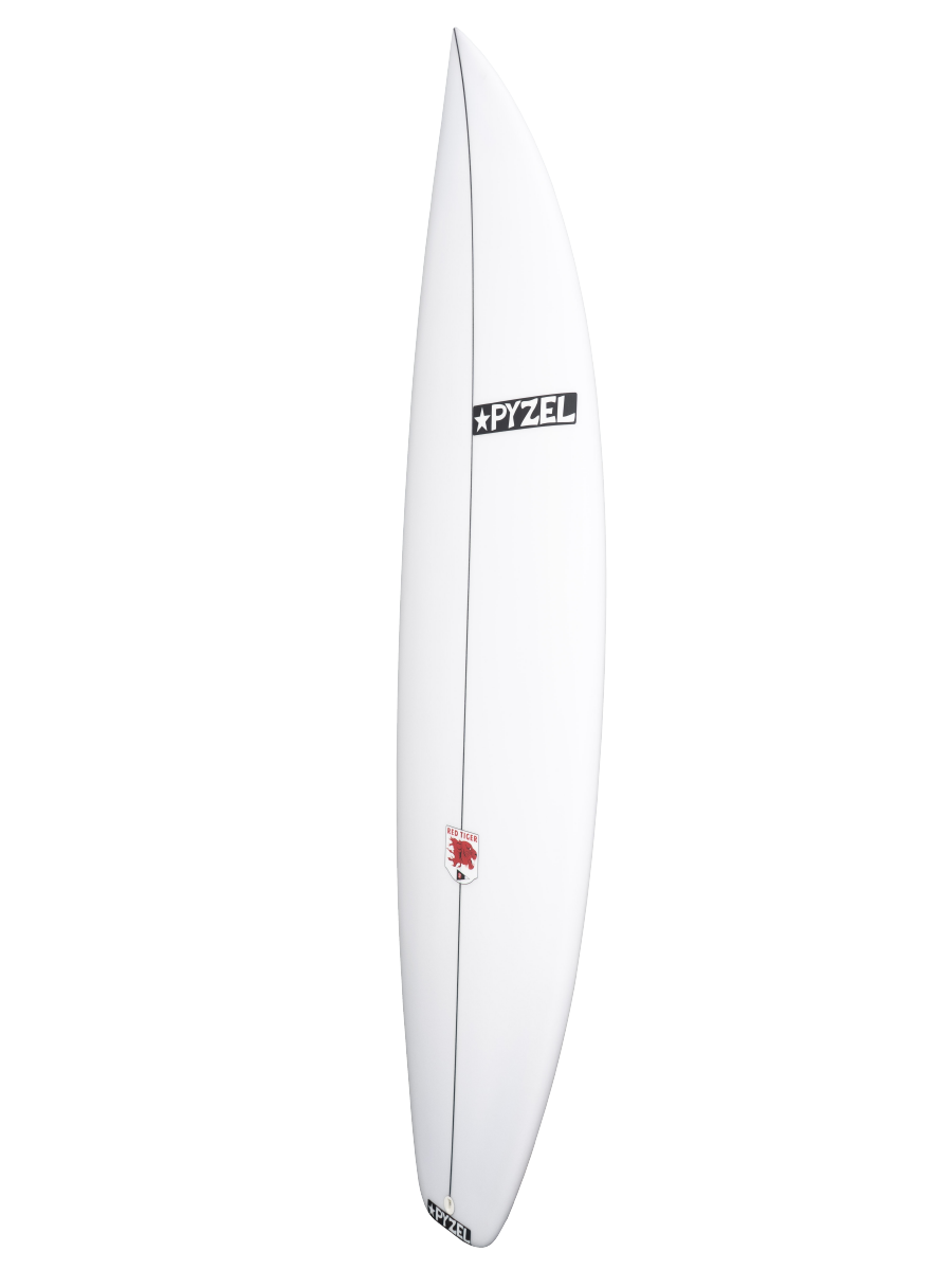 Pyzel Red Tiger High Performance Surfboard - White