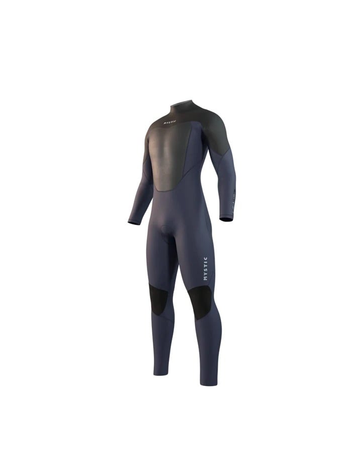Mystic Star Mens 5/3mm Back Zip Winter Wetsuit in Navy
