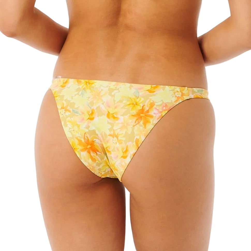 Rip Curl Summer Rain Cheeky Womens Bikini Bottoms - Straw