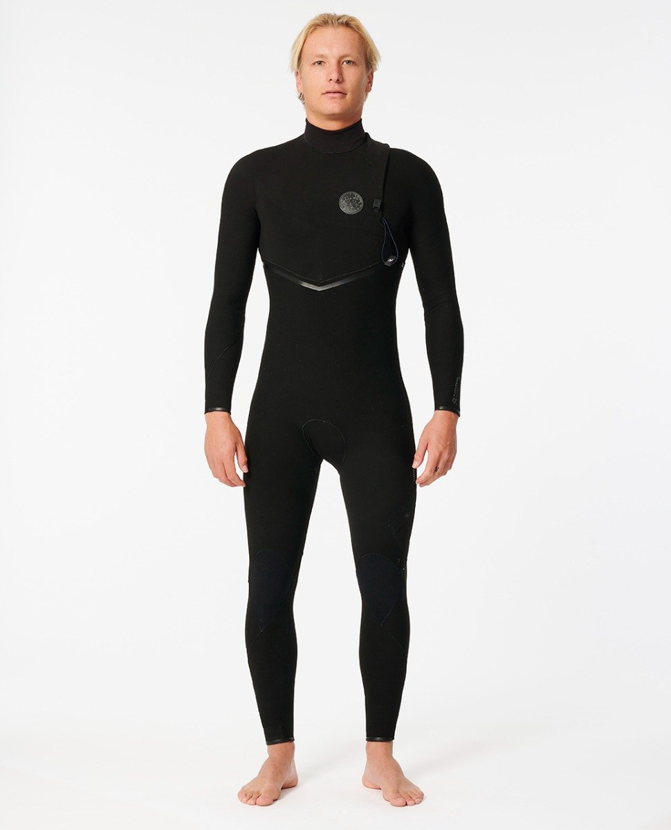 Rip Curl Flashbomb 5/3mm Zip Free Wetsuit in Black