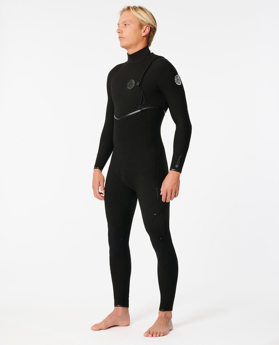 Rip Curl Flash Bomb 5/3mm Zip Free Wetsuit 2025 - Black