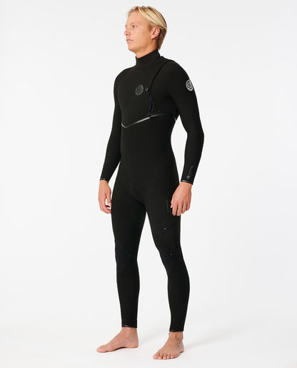 Rip Curl Flash Bomb 5/3mm Zip Free Wetsuit 2025 - Black