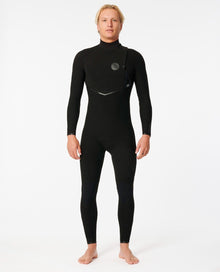 Rip Curl Flashbomb 4/3mm Zip Free Wetsuit in Black