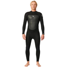Rip Curl Omega 4/3mm Mens Back Zip Wetsuit - Black