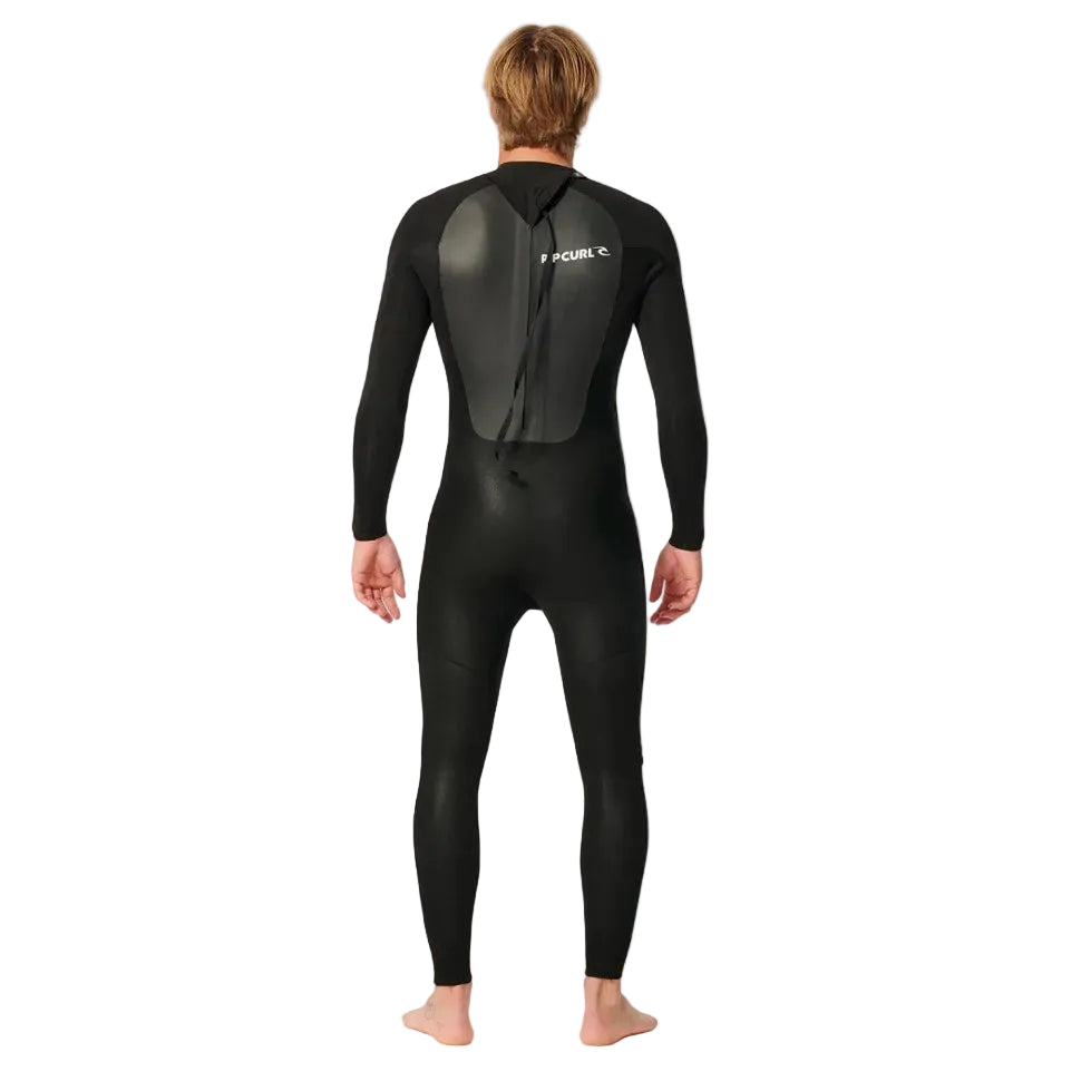 Rip Curl Omega 4/3mm Men's Back Zip Wetsuit - Black