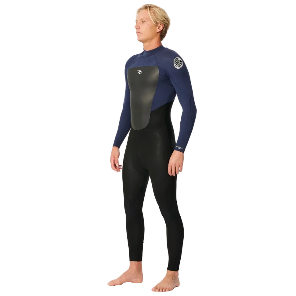 Rip Curl Omega 4/3mm Men's Back Zip Wetsuit - Slate
