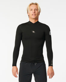 Rip Curl Dawn Patrol 1/5mm Mens Long Sleeve Wetsuit Jacket - Black
