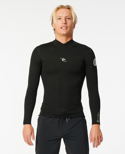 Rip Curl Dawn Patrol 1/5mm Mens Long Sleeve Wetsuit Jacket - Black