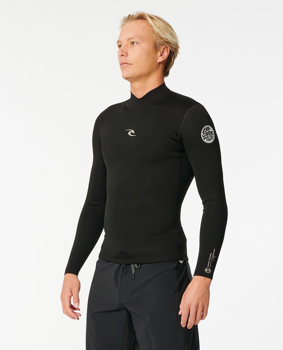 Rip Curl Dawn Patrol 1/5mm Men's Long Sleeve Wetsuit Jacket - Black