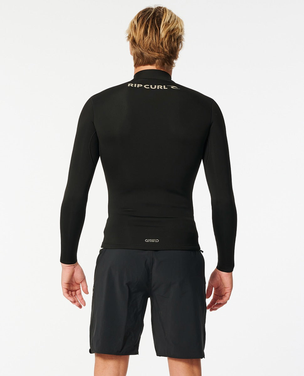 Rip Curl Dawn Patrol 1/5mm Men's Long Sleeve Wetsuit Jacket - Black