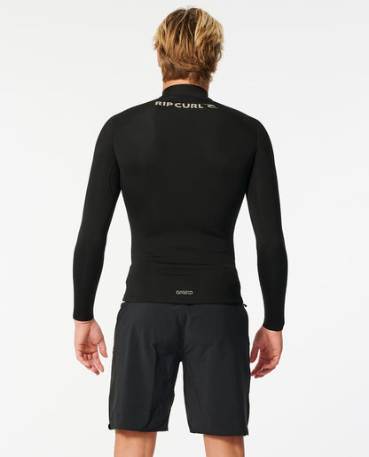 Rip Curl Dawn Patrol 1/5mm Men's Long Sleeve Wetsuit Jacket - Black